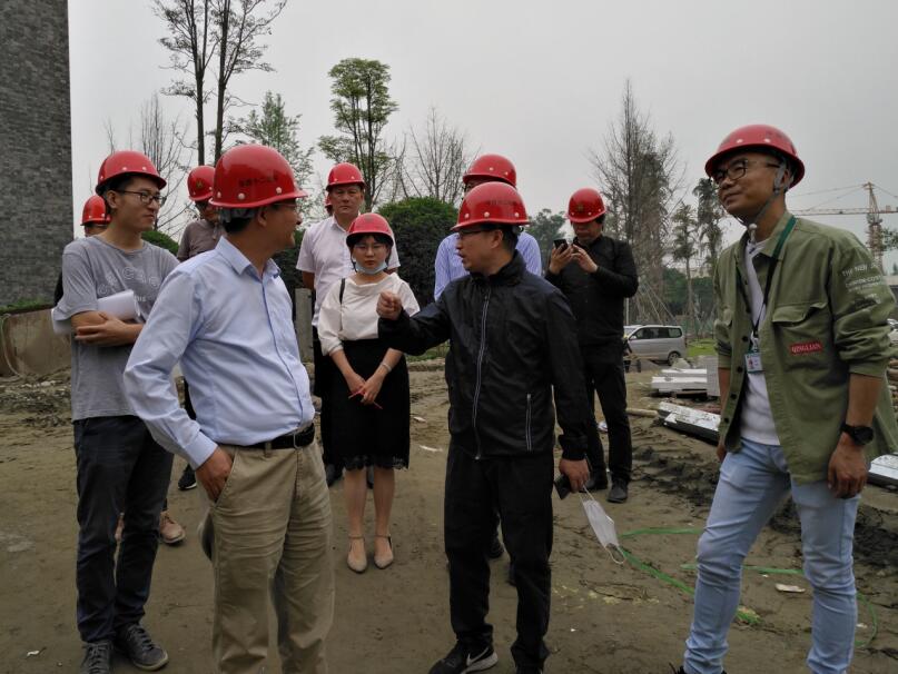 玩彩网集团向导检查金牛宾馆工程推进事情