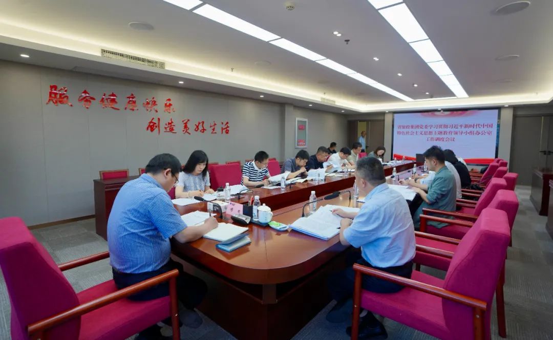 玩彩网集团召开主题教育向导小组办公室事情调理聚会