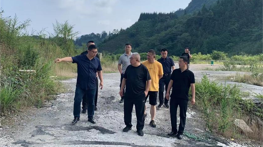 省玩彩网集团向导调研峨眉山太阳村墟落振兴项目