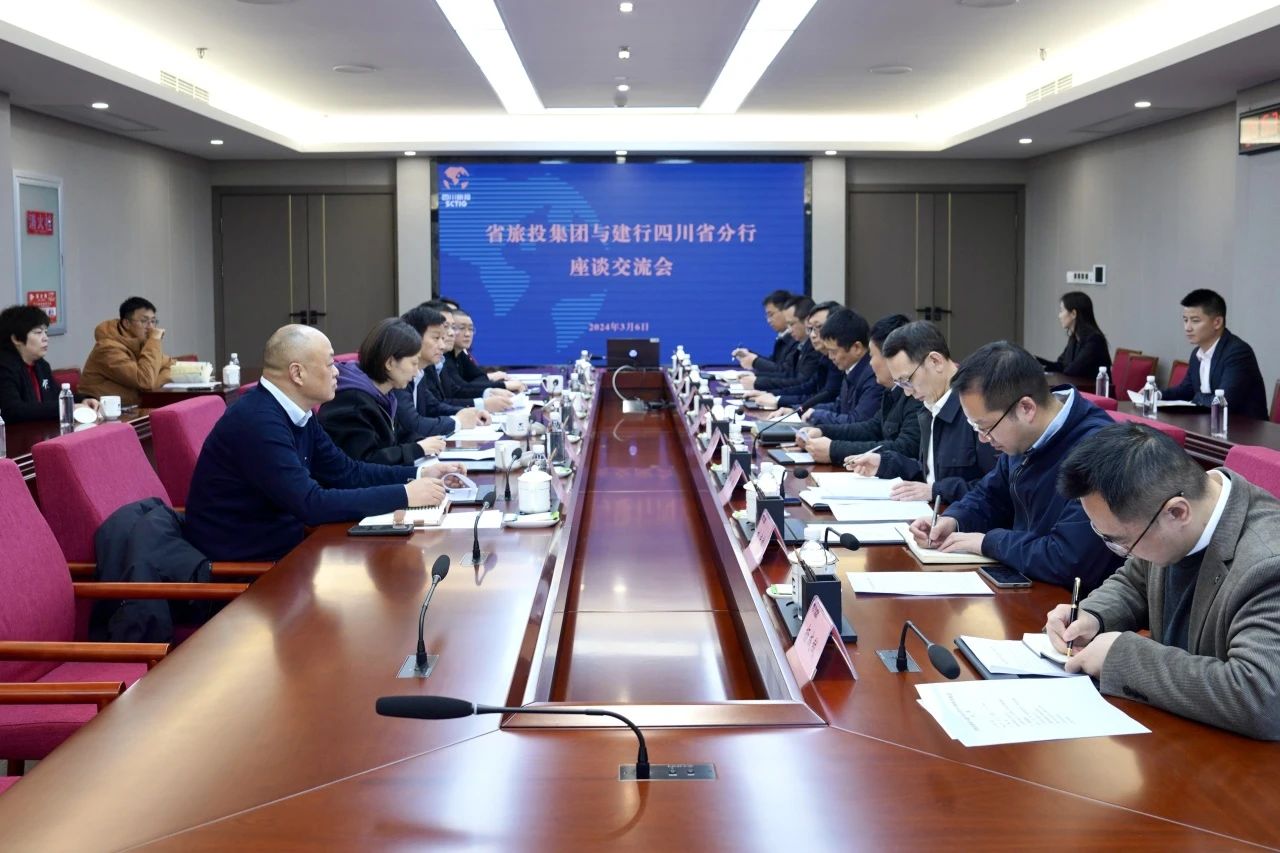 省玩彩网集团与建设银行四川省分行举行座谈交流会